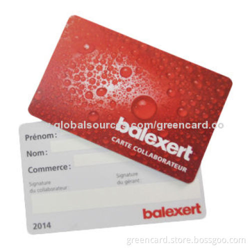 PVC printing cards, use for club, hotel, supper market and mall